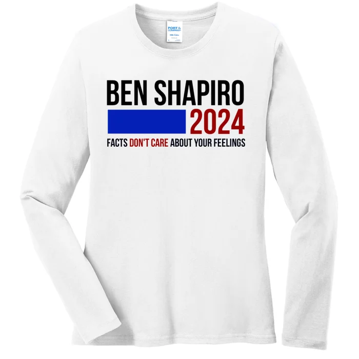 Ben Shapiro 2024 Ladies Long Sleeve Shirt