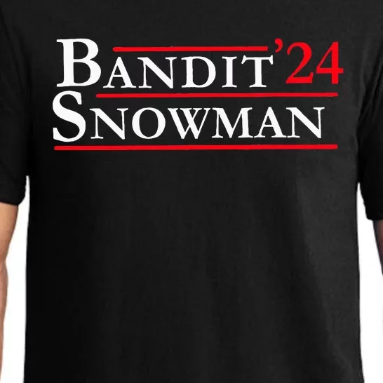 Bandit Snowman 24 Retro Election Style Pajama Set