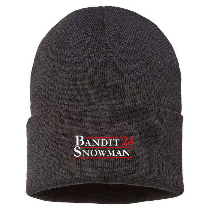 Bandit Snowman 24 Retro Election Style Sustainable Knit Beanie