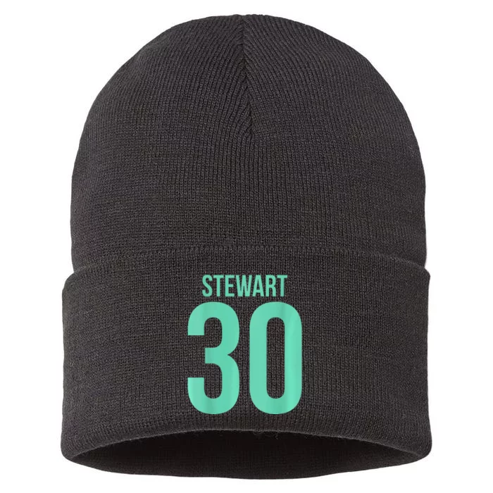 Breanna Stewart 30 Number On Back New York Basketball Sustainable Knit Beanie