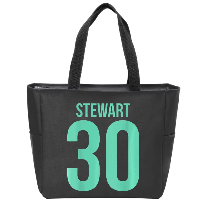 Breanna Stewart 30 Number On Back New York Basketball Zip Tote Bag