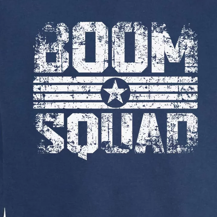 Boom Squad 4th of July Firework Garment-Dyed Sweatshirt