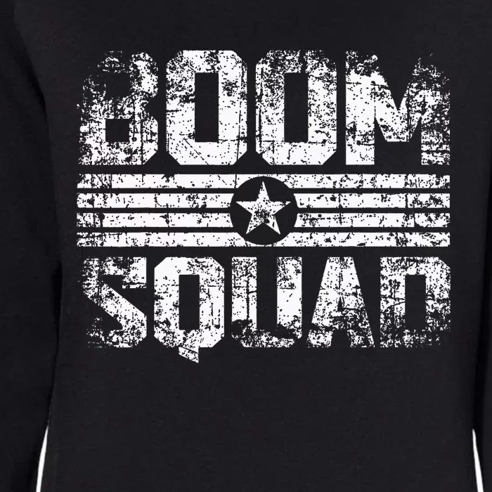 Boom Squad 4th Of July Firework Womens California Wash Sweatshirt