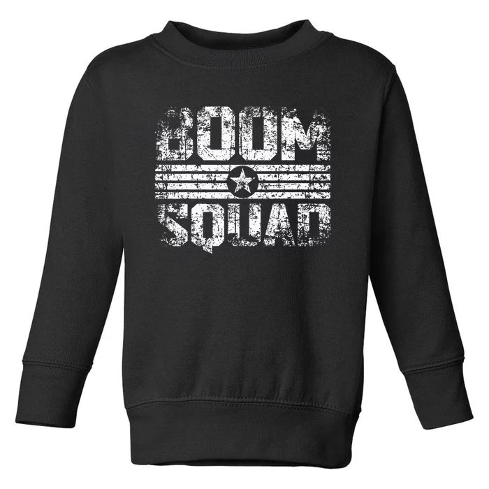 Boom Squad 4th Of July Firework Toddler Sweatshirt