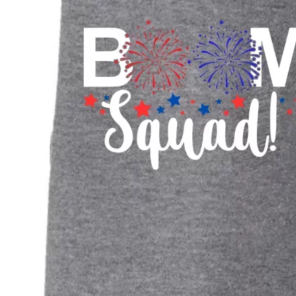 Boom Squad 4th Of July Doggie 3-End Fleece Hoodie