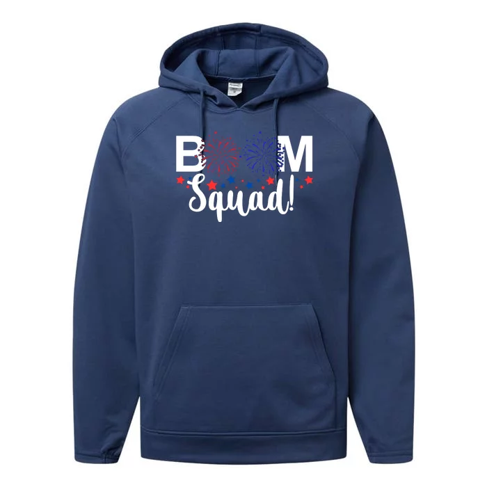 Boom Squad 4th Of July Performance Fleece Hoodie