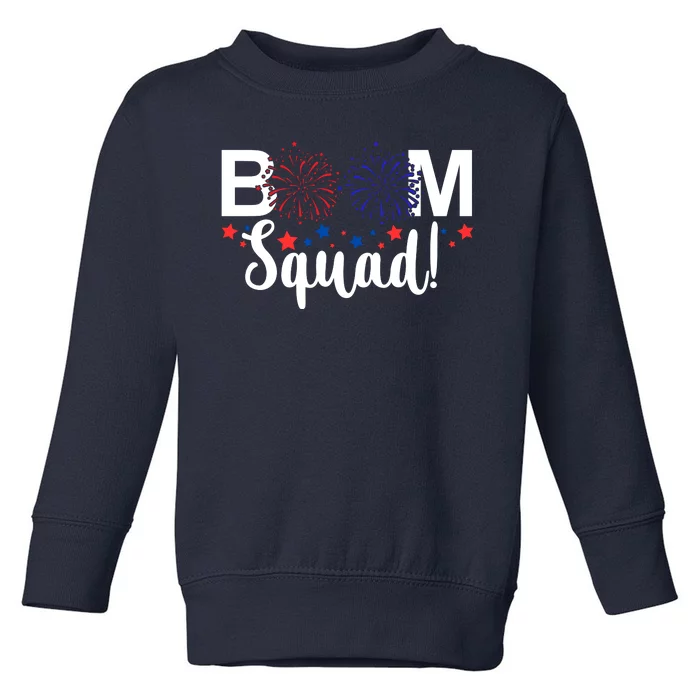 Boom Squad 4th Of July Toddler Sweatshirt