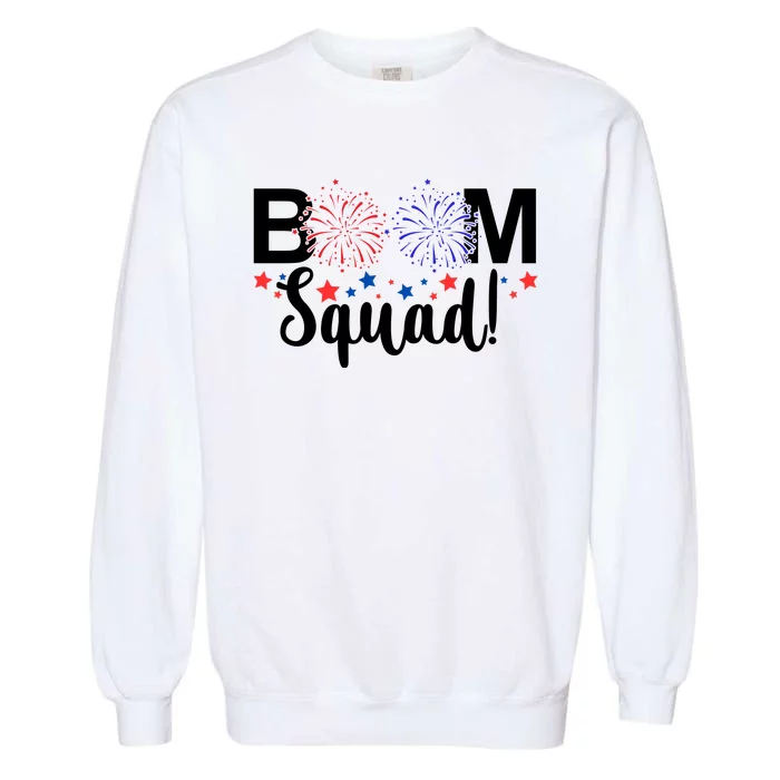 Boom Squad 4th Of July Garment-Dyed Sweatshirt