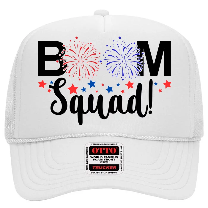 Boom Squad 4th Of July High Crown Mesh Trucker Hat