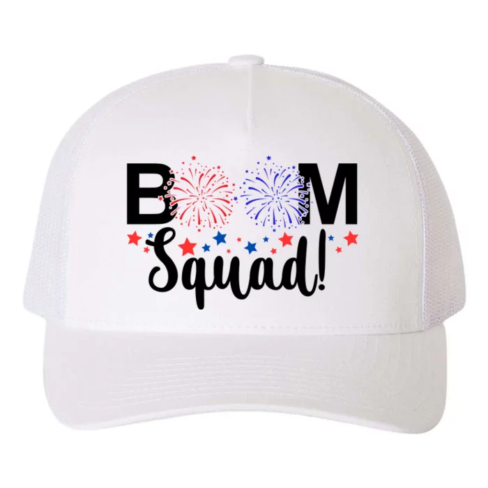 Boom Squad 4th Of July Yupoong Adult 5-Panel Trucker Hat