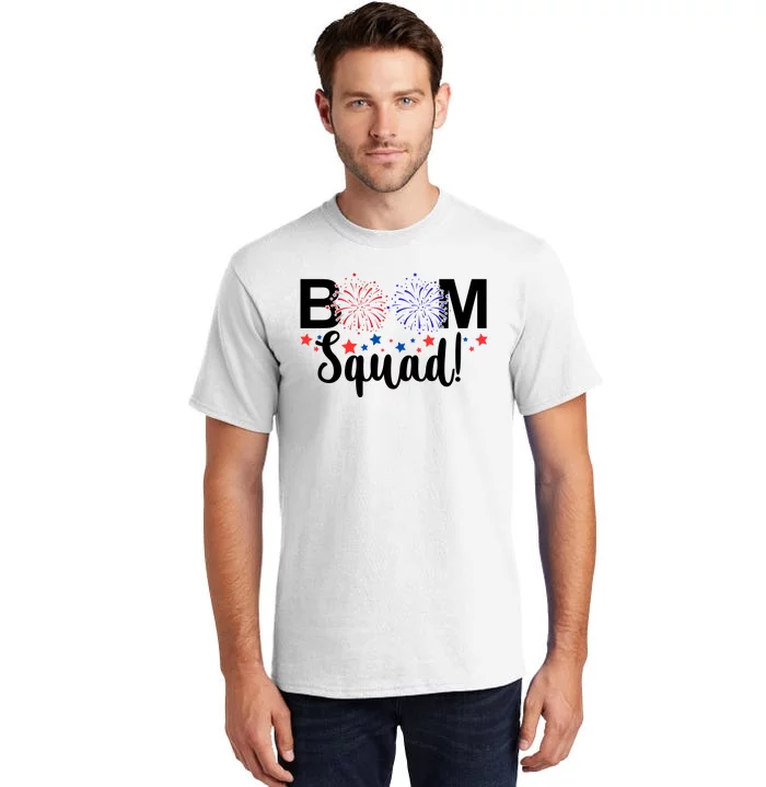 Boom Squad 4th Of July Tall T-Shirt