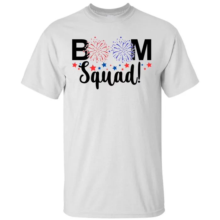 Boom Squad 4th Of July Tall T-Shirt