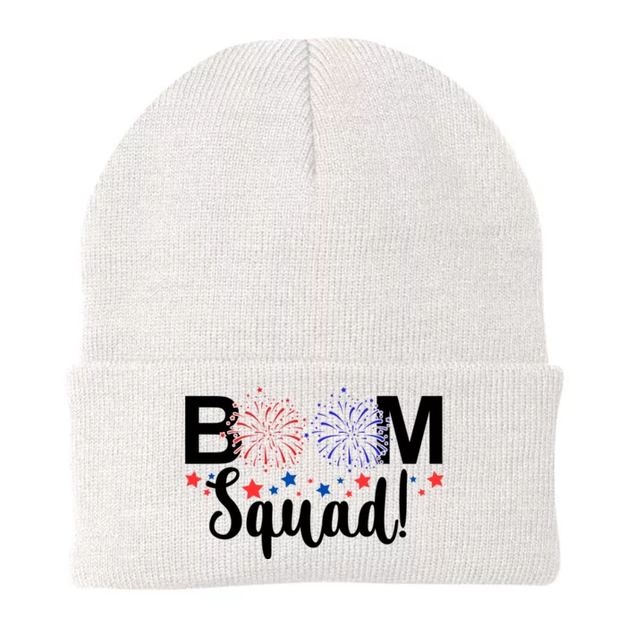 Boom Squad 4th Of July Knit Cap Winter Beanie