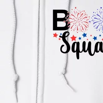 Boom Squad 4th Of July Full Zip Hoodie