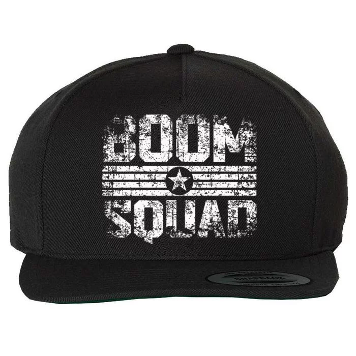 Boom Squad 4th Of July Firework Wool Snapback Cap