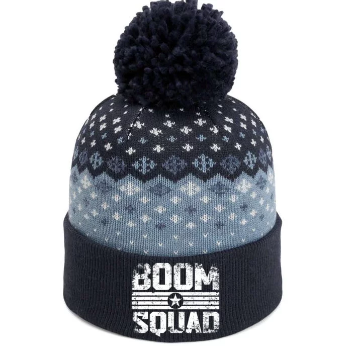 Boom Squad 4th of July Firework The Baniff Cuffed Pom Beanie