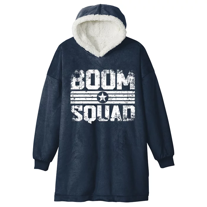 Boom Squad 4th of July Firework Hooded Wearable Blanket