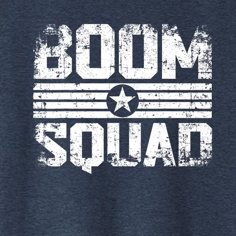 Boom Squad 4th of July Firework Women's Crop Top Tee