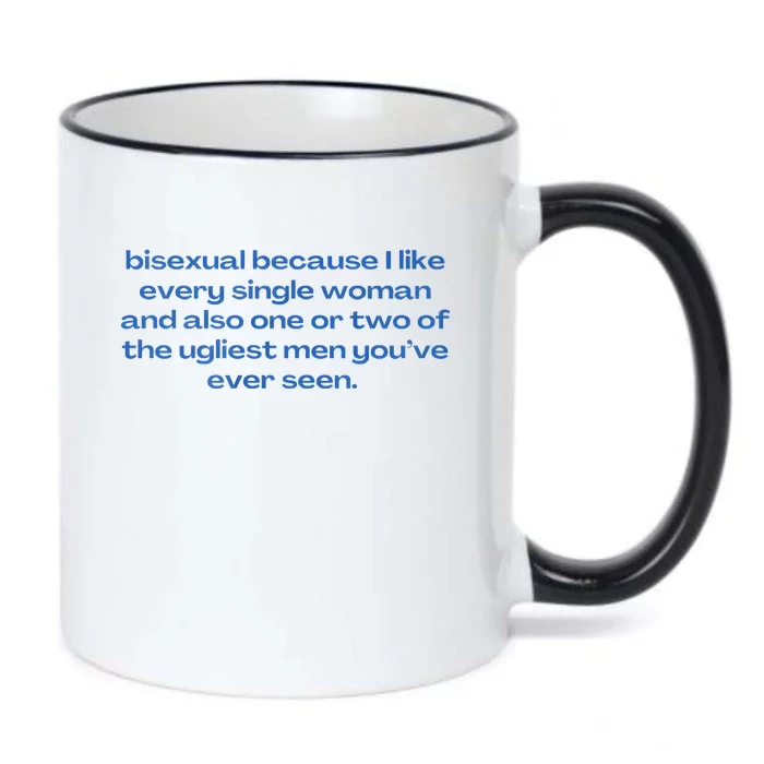 Bisexual Slogan 90s Style Lgbt Black Color Changing Mug