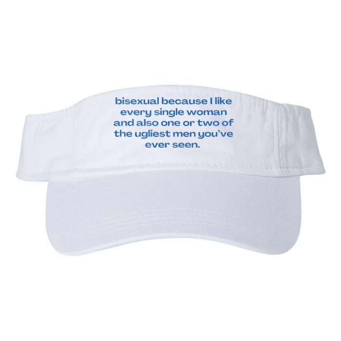 Bisexual Slogan 90s Style Lgbt Valucap Bio-Washed Visor