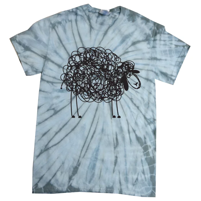 Black Sheepp Apparel Doodled With Texta Tie-Dye T-Shirt