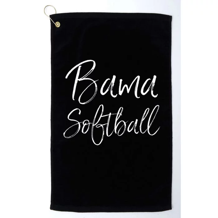 Bama Softball Alabama Southern Tuscaloosa Troy Mobile Shoals Platinum Collection Golf Towel