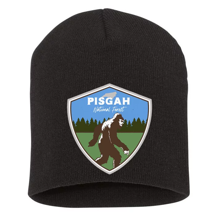 Bigfoot Sighting At Pisgah National Forest North Carolina Short Acrylic Beanie