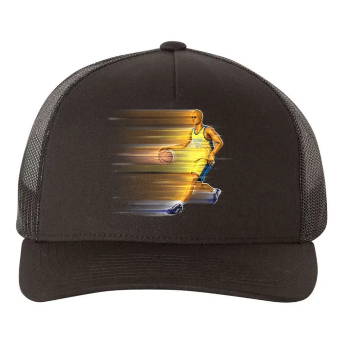 Basketball Sports Athlete Cutout Yupoong Adult 5-Panel Trucker Hat