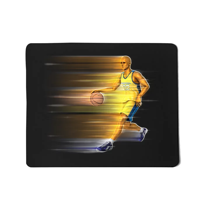 Basketball Sports Athlete Cutout Mousepad