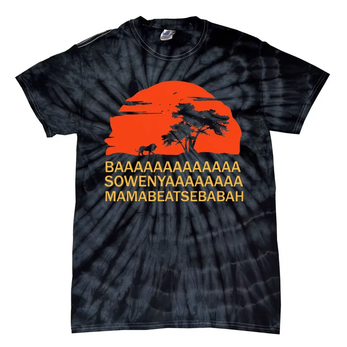 BAAA SOWENYAAA African King Lion Tie-Dye T-Shirt