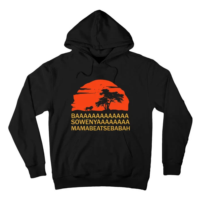 BAAA SOWENYAAA African King Lion Tall Hoodie