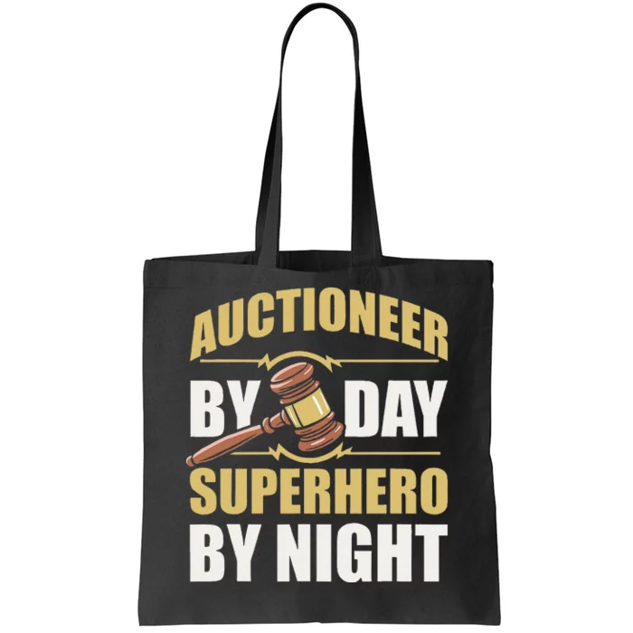 Bidding Sales Auction Auctioneer Tote Bag