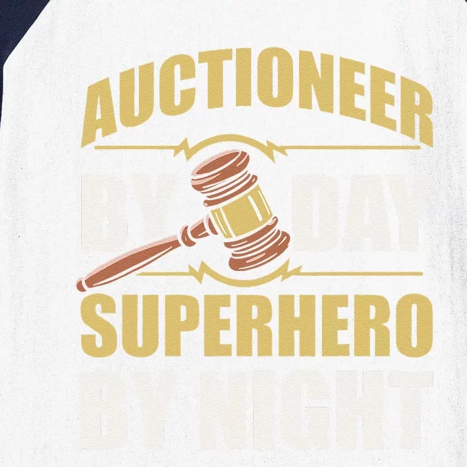 Bidding Sales Auction Auctioneer Baseball Sleeve Shirt