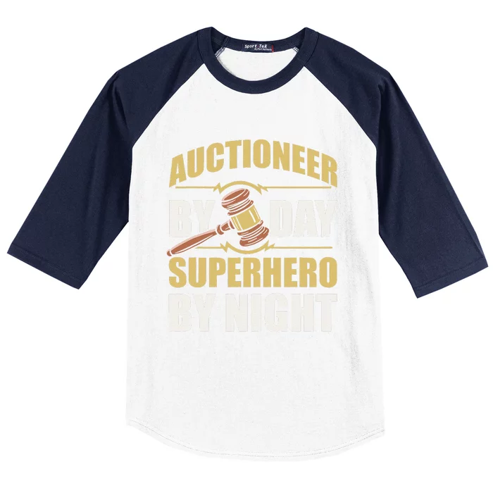 Bidding Sales Auction Auctioneer Baseball Sleeve Shirt