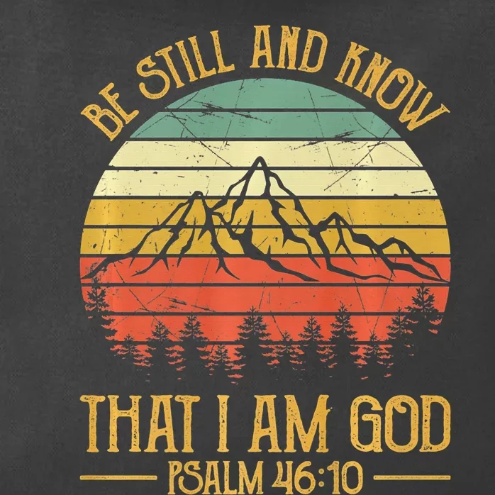 Be Still And Know That I Am God Christian Zip Tote Bag