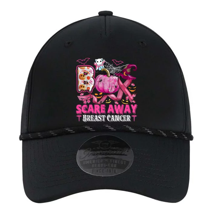 Boo Scare Away Breast Cancer Pink Ribbon Spider Halloween Performance The Dyno Cap