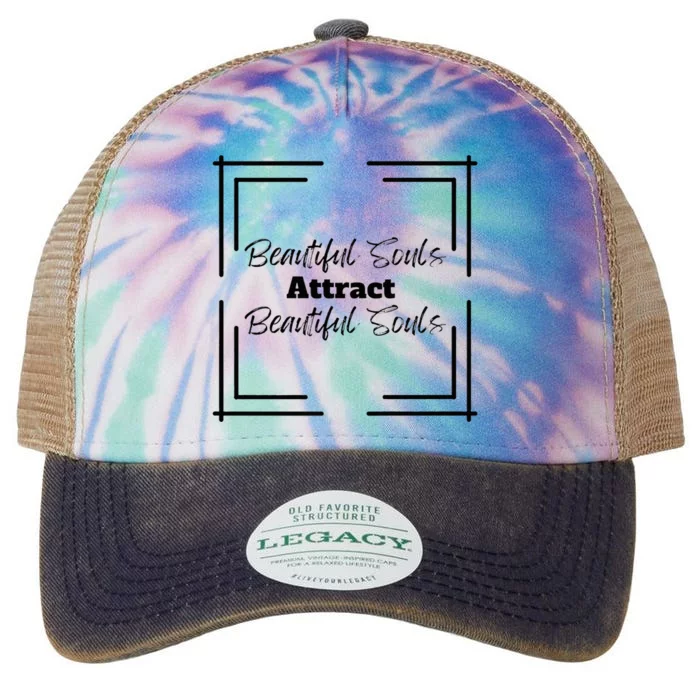 Beautiful Souls Attract Beautiful Souls For Women Summer Legacy Tie Dye Trucker Hat