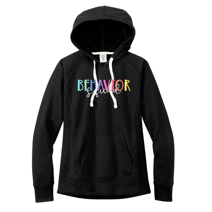 BEHAVIOR SQUAD ABA Therapist RBT Therapy Behaviour Team Women's Fleece Hoodie