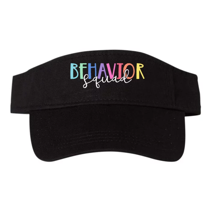 BEHAVIOR SQUAD ABA Therapist RBT Therapy Behaviour Team Valucap Bio-Washed Visor