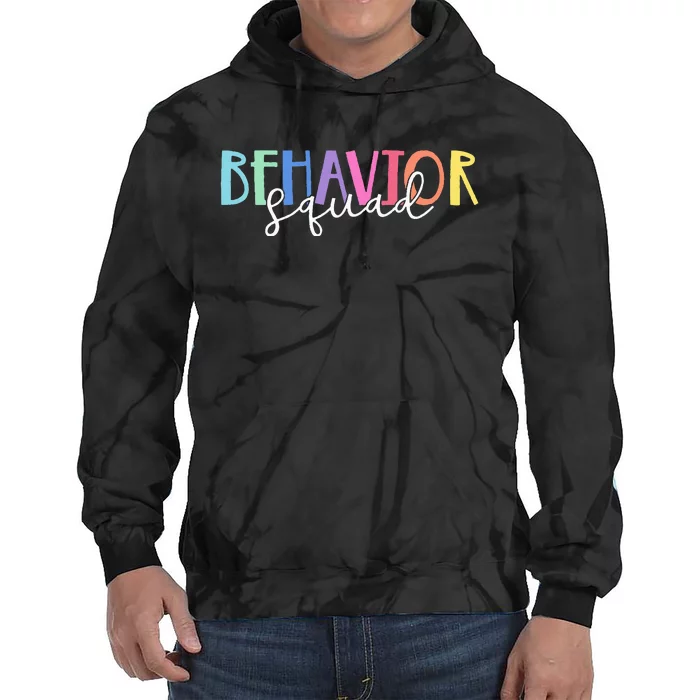 BEHAVIOR SQUAD ABA Therapist RBT Therapy Behaviour Team Tie Dye Hoodie