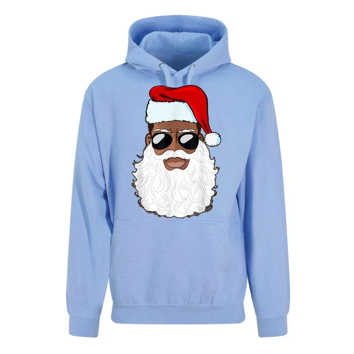 Black Santa African American Unisex Surf Hoodie