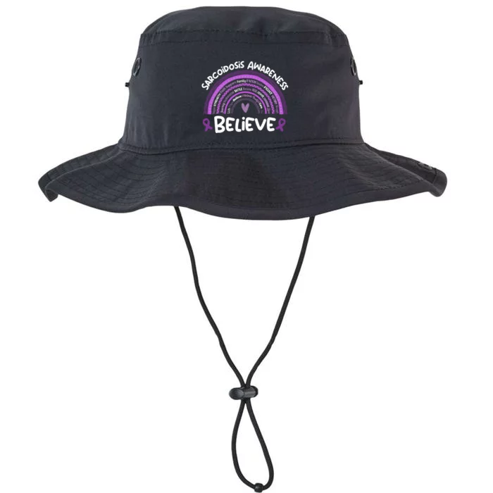 Believe Sarcoidosis Awareness Month Gift Sarcoidosis Cute Gift Legacy Cool Fit Booney Bucket Hat