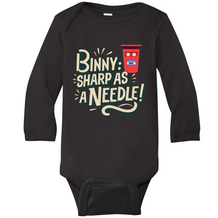 Binny Sharp As A Needle Kensington Avenue Camera Club Baby Long Sleeve Bodysuit