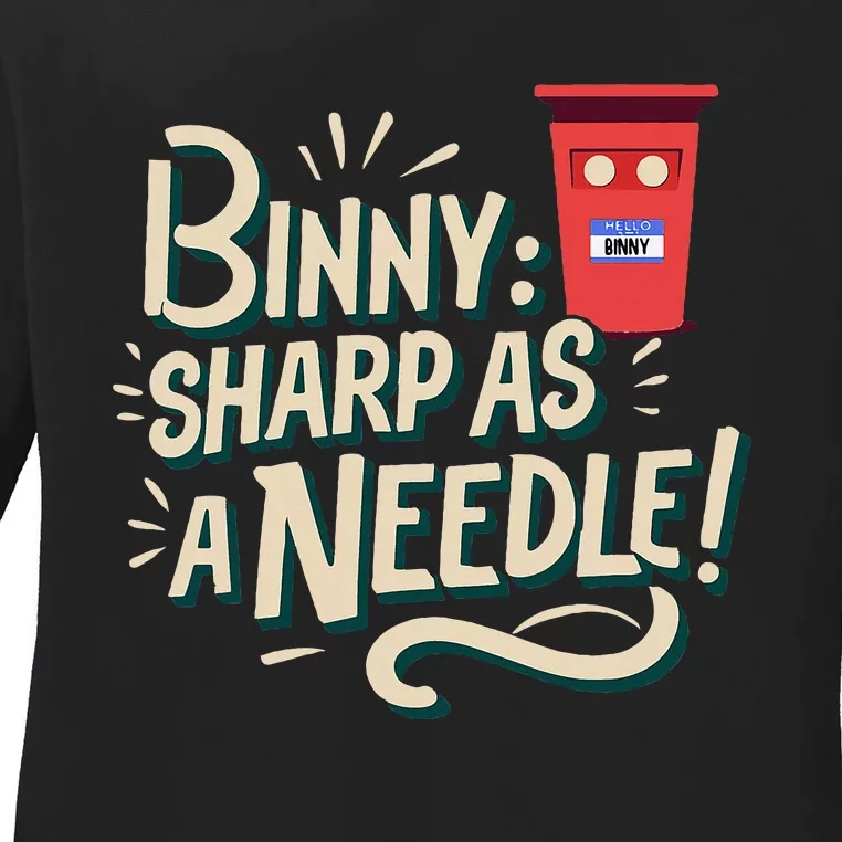 Binny Sharp As A Needle Kensington Avenue Camera Club Ladies Long Sleeve Shirt