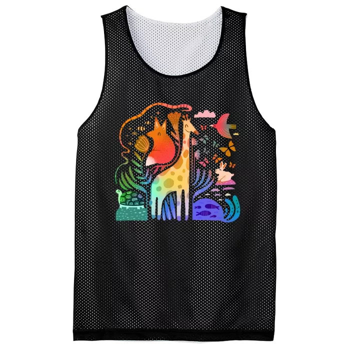 Biodiversity Science Animal Nature Mesh Reversible Basketball Jersey Tank