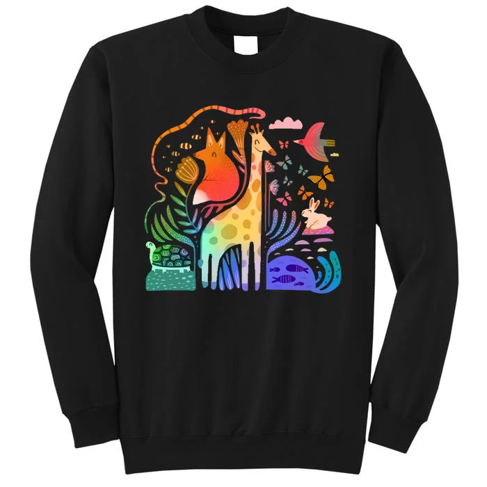 Biodiversity Science Animal Nature Tall Sweatshirt