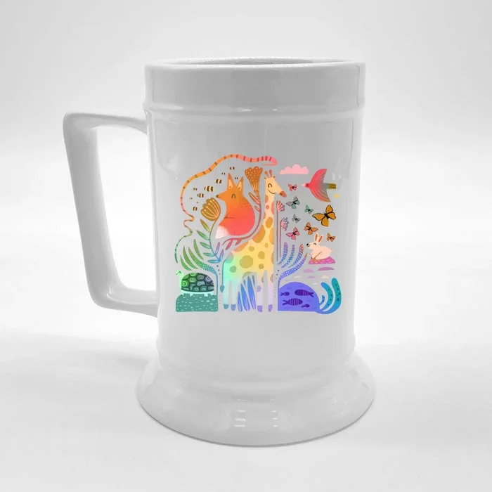 Biodiversity Science Animal Nature Front & Back Beer Stein