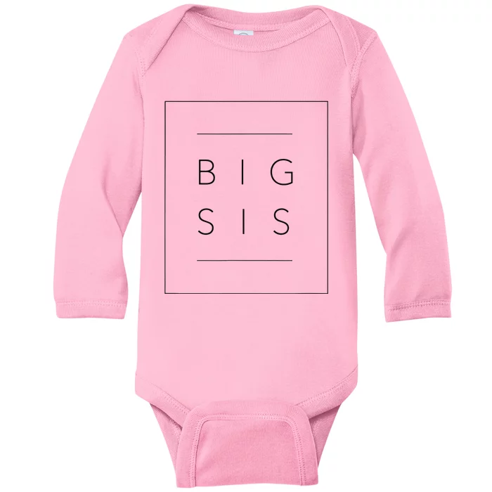 Big Sister Announcement Promoted to Big Sis Baby Long Sleeve Bodysuit