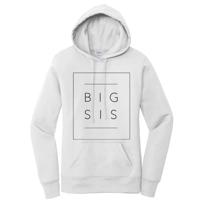 Big Sister Announcement Promoted to Big Sis Women's Pullover Hoodie