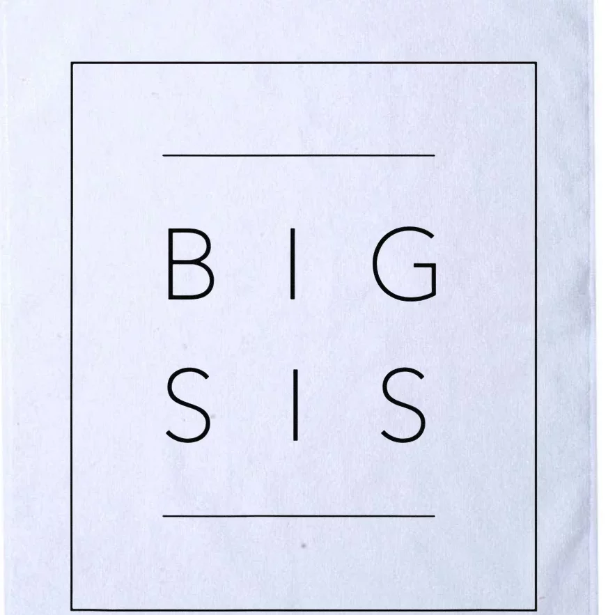 Big Sister Announcement Promoted to Big Sis Platinum Collection Golf Towel